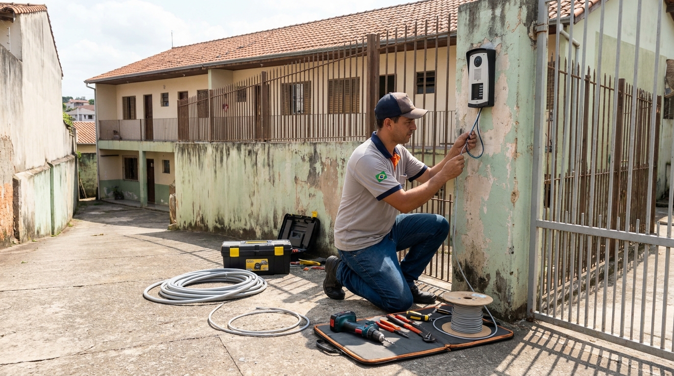 Instalacao de interfone residencial em Vitória da Conquista‑BA